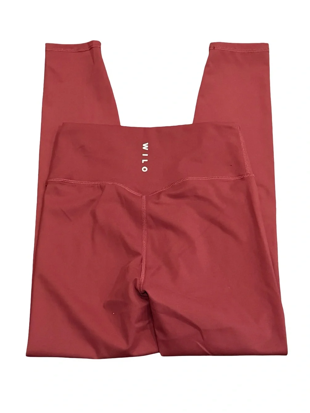 Wilo The Label Burgduny Funnel Sweatshirt Leggings Set S NWT